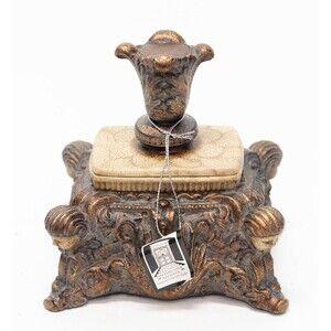 Distinctive Accents Small Cupid Fantasy Jewelry Box Ornate Design New Unboxed